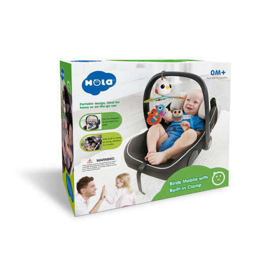Hola Musical baby stroller bird rattle
