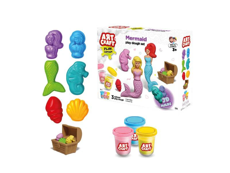 Dede Art Craft Mermaid Play Dough Set