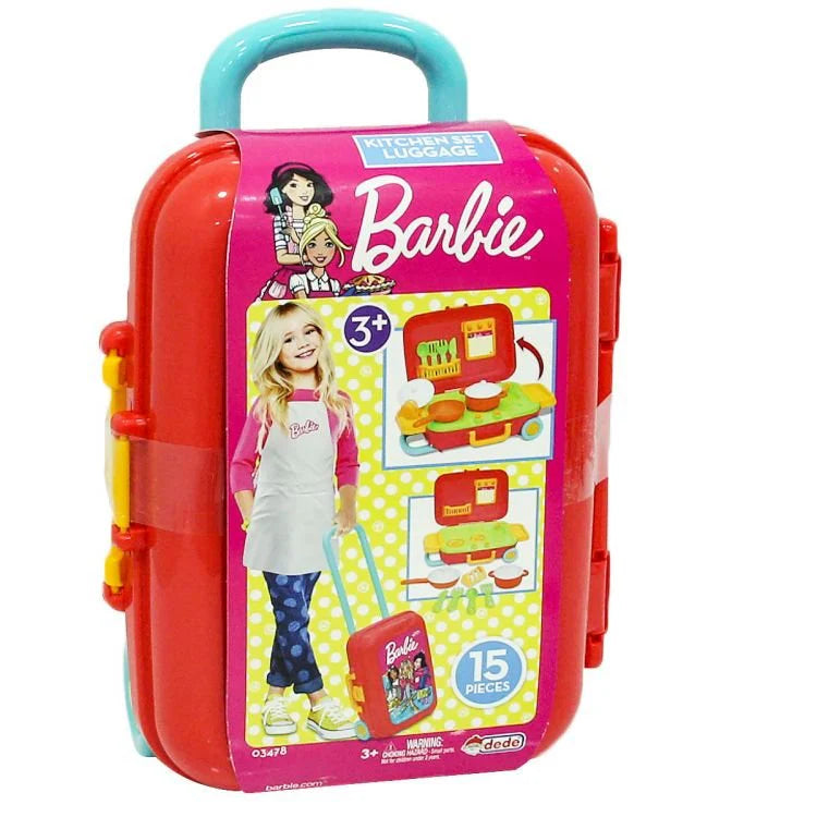 Dede Barbie Kitchen Set Luggage Toy Set