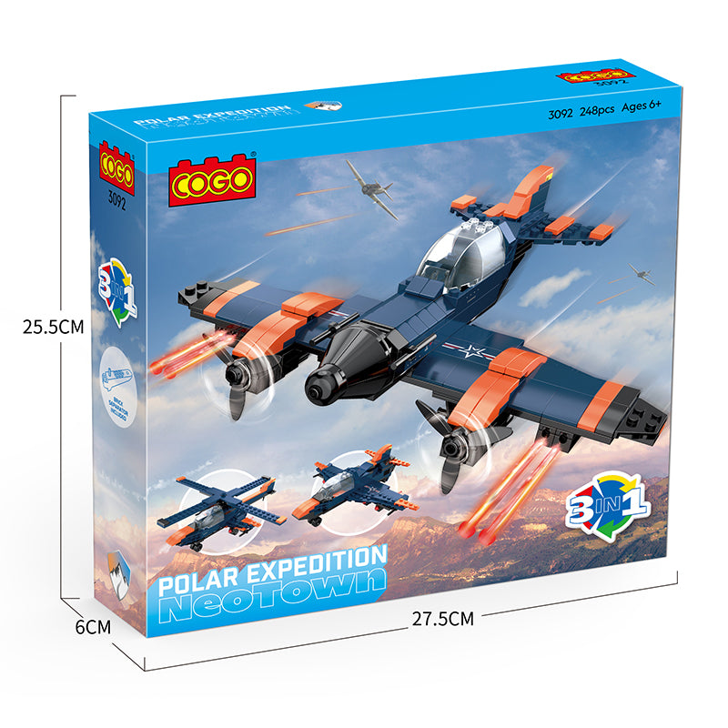 COGO Polar Expedition NeoTown 3-in-1 Building Block Set