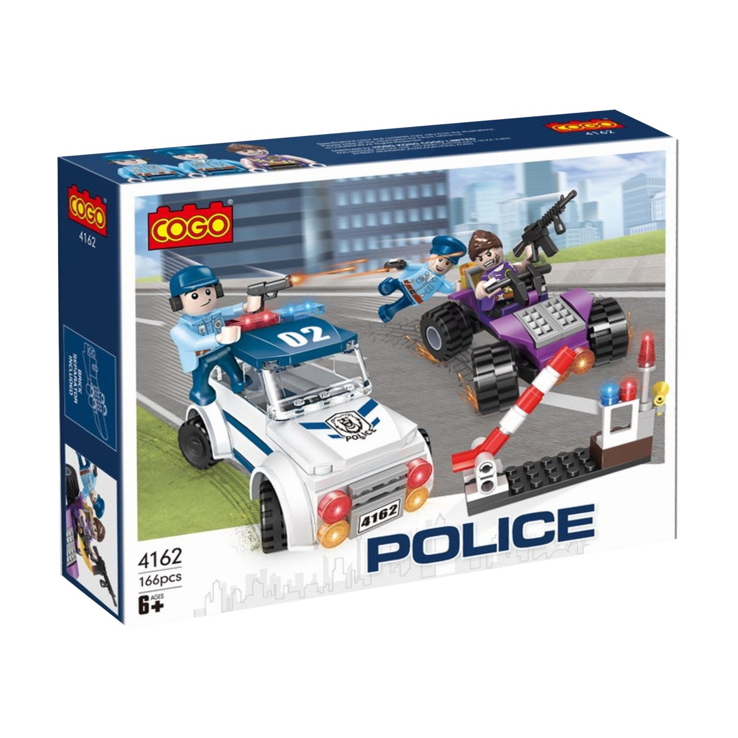 Cogo Police Car Building Block Set