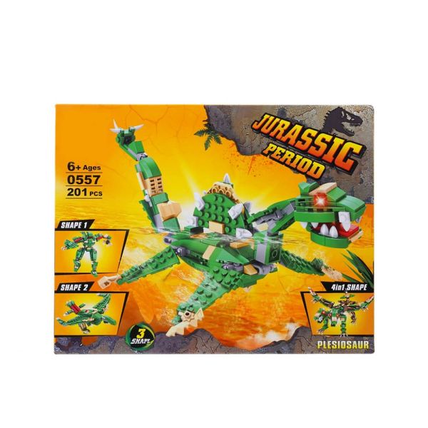 Jurassic Plesiosaur Dino Building Block Series