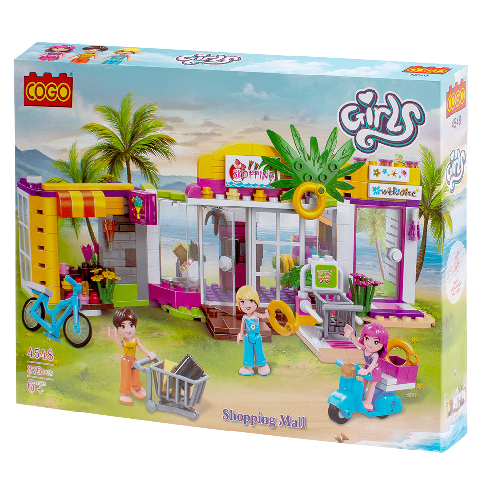 COGO Girls Shopping Mall Building Block Set