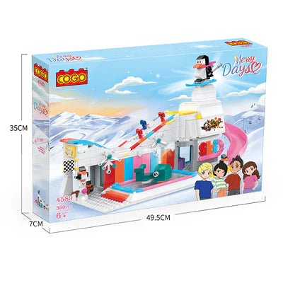 Cogo Snow Park Building Block Set