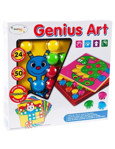 Genius Art Button Art Toy