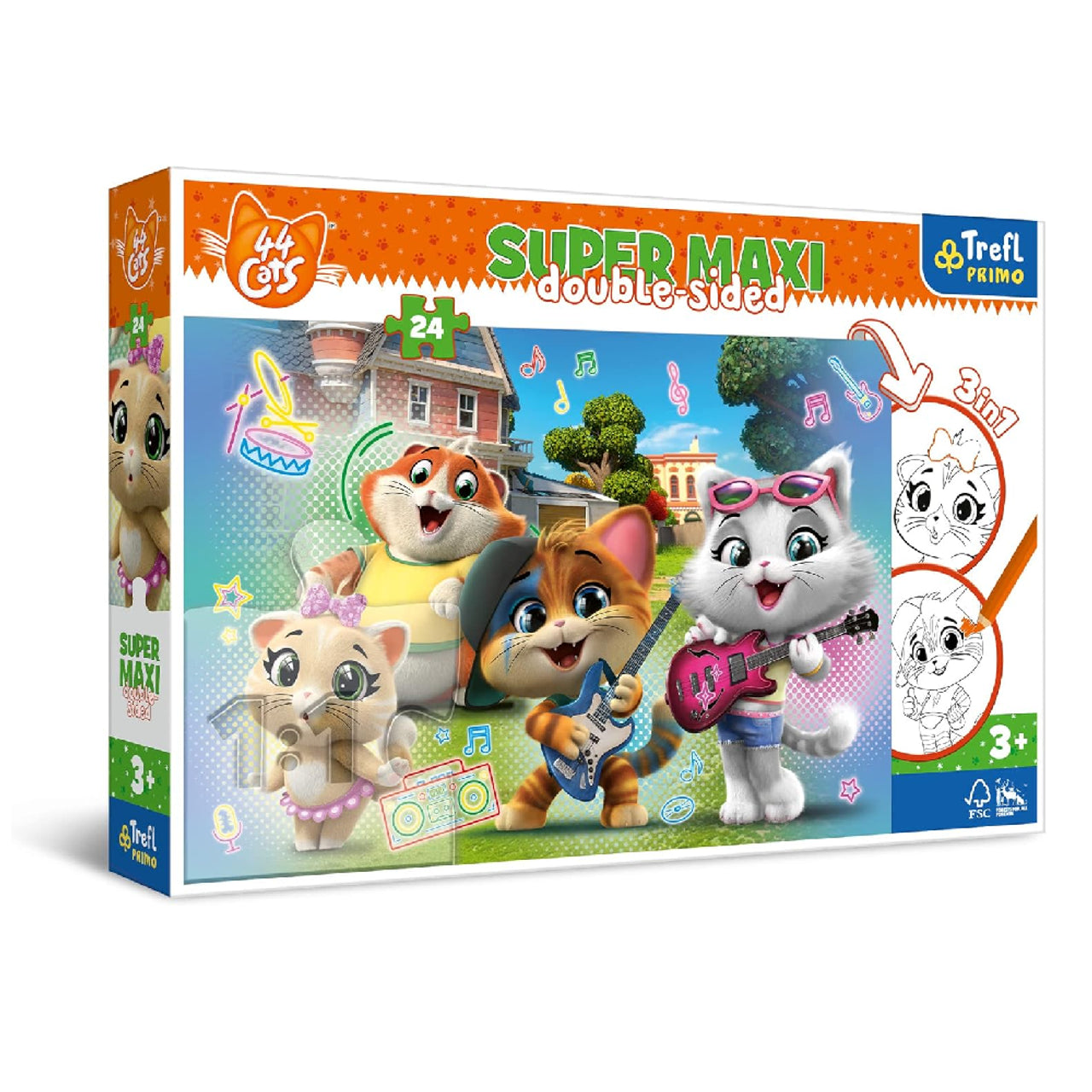 Trefl Super Maxi Joyful Cats puzzle