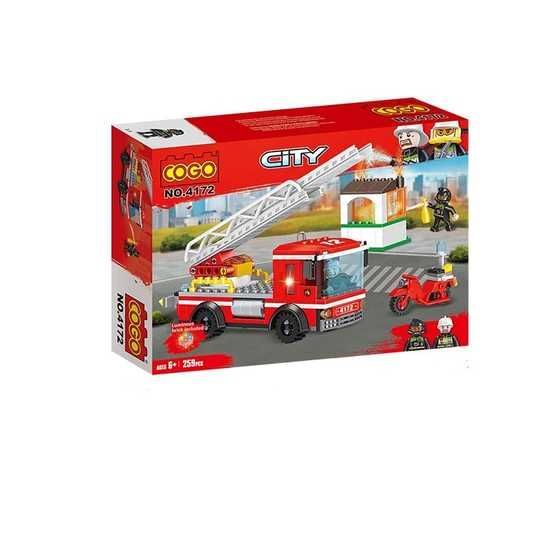 Cogo Fire Truck  Building Block Set